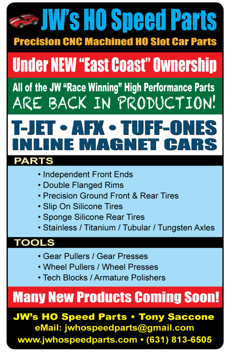 JW'S HO Speed Parts